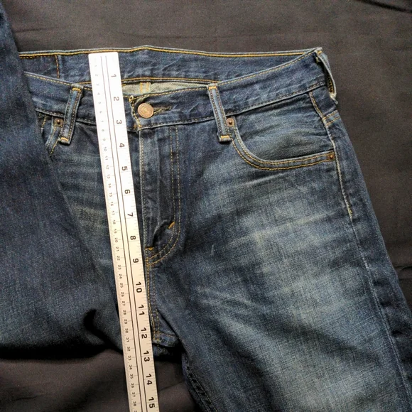 Levi's 569 Loose Straight Fit Men's Blue Jeans 30x32 - Picture 5 of 9